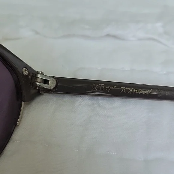 Betsey Johnson Catty Club Sunglasses Gray & Silver Cheetah NWOT